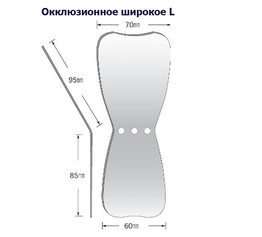 Зеркало окклюзионное L. Родиевое покрытие